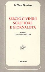 Sergio Civinini: volume di Capecchi dedicato allo scrittore