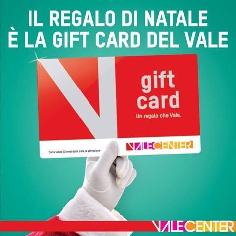 A Valecenter arriva la “Gift card” 
