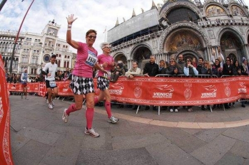 Sempre spettacolo con Venicemarathon, anche a San Marco