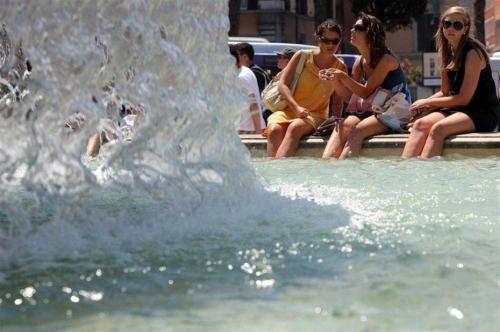 Tutta l’Europa soffre un caldo che mai è stato così intenso