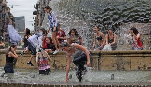 Fa caldo, ma non siamo ancora ai livelli record del 2015
