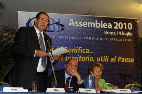 Il Ministro Galan alla Assemblea Nazionale Anbi a Roma