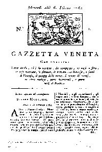 Caffè Florian Venezia: 250 anni fa primo giornale italiano