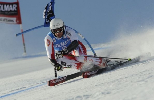 La Nazionale austriaca di slalom gigante in Folgaria