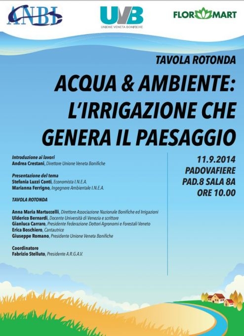 Acqua & Ambiente: l'irrigazione che genera il paesaggio