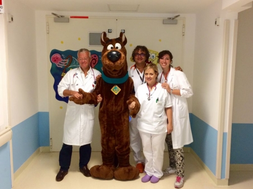 Scooby doo incontra i bambini della Pediatria  