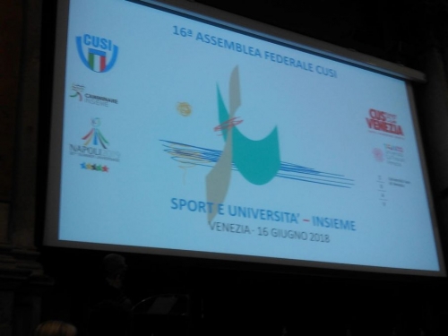 A Venezia l’assemblea annuale dello sport universitario