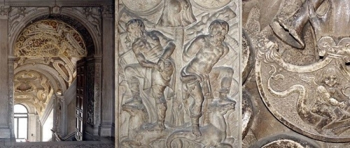 Restauro dei due portali della Scala d'oro di Palazzo Ducale grazie alle insalate Orti di Venezia